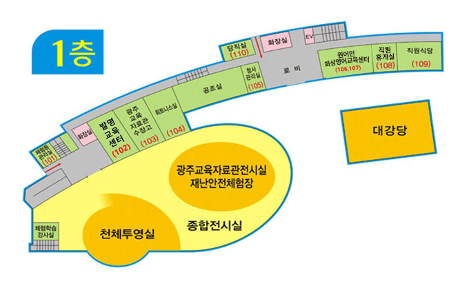 1층 시설배치도